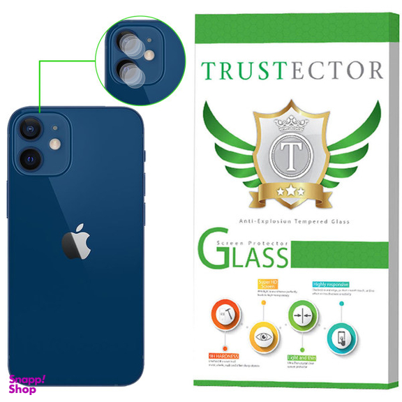 محافظ لنز دوربین تراستکتور (Trustector) مدل CLP مناسب گوشی اپل iPhone 12 بسته 3 عددی