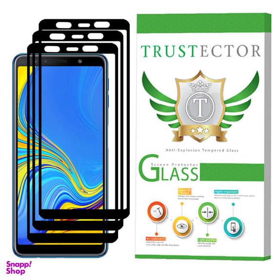 محافظ صفحه نمایش سرامیکی تراستکتور (Trustector) مدل CRM مناسب گوشی سامسونگ Galaxy J4 Plus بسته 3 عددی