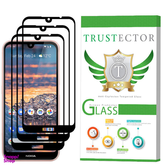 محافظ صفحه نمایش تراستکتور (Trustector) مدل GSS مناسب گوشی نوکیا 4.2 بسته 3 عددی