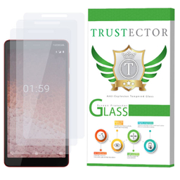 محافظ صفحه نمایش تراستکتور (Trustector) مدل GLS مناسب گوشی نوکیا 1 Plus بسته 3 عددی