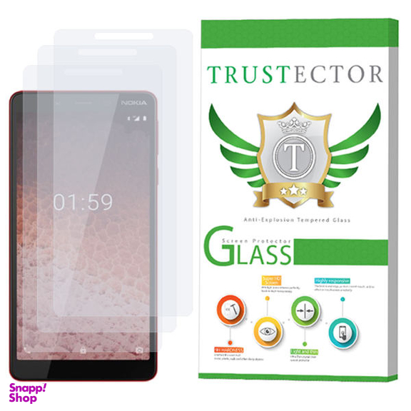 محافظ صفحه نمایش تراستکتور (Trustector) مدل GLS مناسب گوشی نوکیا 1 Plus بسته 3 عددی