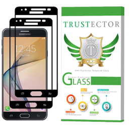 محافظ صفحه نمایش سرامیکی تراستکتور (Trustector) مدل CRM مناسب گوشی سامسونگ Galaxy J7 Prime / On Nxt بسته 2 عددی
