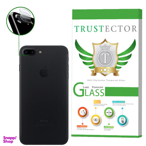 محافظ لنز دوربین تراستکتور (Trustector) مدل CLP مناسب گوشی اپل iPhone 8 Plus بسته 3 عددی