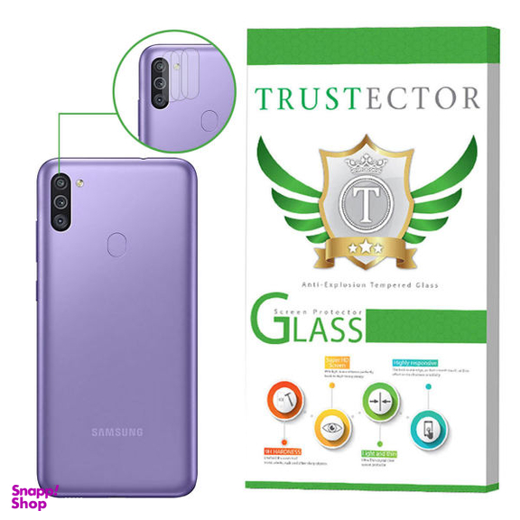 محافظ لنز دوربین تراستکتور (Trustector) مدل CLP مناسب گوشی سامسونگ Galaxy M11 بسته 3 عددی