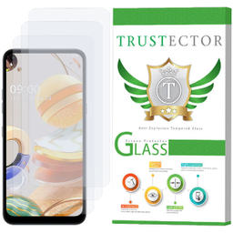 محافظ صفحه نمایش تراستکتور (Trustector) مدل GLS مناسب گوشی موبایل ال جی K61 بسته 3 عددی