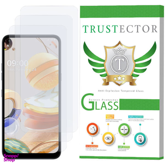 محافظ صفحه نمایش تراستکتور (Trustector) مدل GLS مناسب گوشی موبایل ال جی K61 بسته 3 عددی