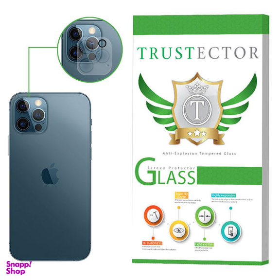 محافظ لنز دوربین تراستکتور (Trustector) مدل CLPT مناسب گوشی موبایل اپل iPhone 12 Pro