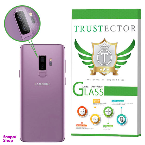 محافظ لنز دوربین تراستکتور (Trustector) مدل CLP مناسب گوشی موبایل سامسونگ Galaxy S9 Plus بسته 5 عددی