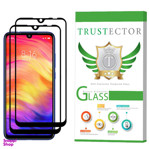 محافظ صفحه نمایش تراستکتور (Trustector) مدل GSS مناسب گوشی شیایومی Redmi Note 7 بسته 2 عددی