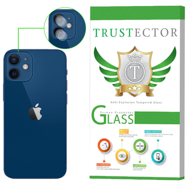 محافظ لنز دوربین تراستکتور (Trustector) مدل CLP مناسب گوشی اپل iPhone 12 بسته 3 عددی