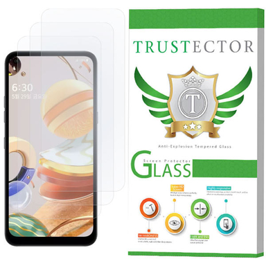 محافظ صفحه نمایش تراستکتور (Trustector) مدل GLS مناسب گوشی ال جی Q61 بسته 3 عددی