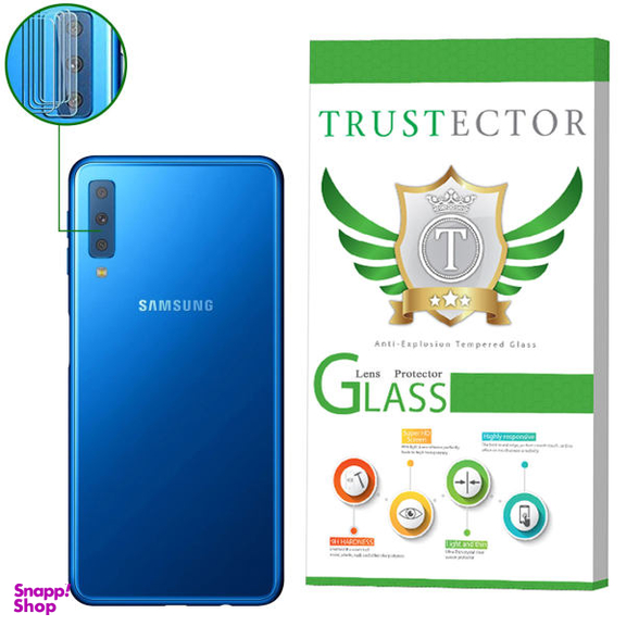 محافظ لنز دوربین تراستکتور (Trustector) مدل CLP مناسب گوشی سامسونگ Galaxy A7 2018 بسته 5 عددی