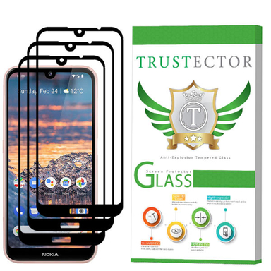 محافظ صفحه نمایش تراستکتور (Trustector) مدل GSS مناسب گوشی نوکیا 4.2 بسته 3 عددی