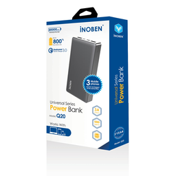 پاوربانک آینوبن (Inoben) مدل QPD-20 ظرفیت 20000 میلی آمپر ساعت