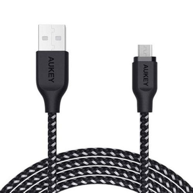 کابل شارژ USB به microUSB آیوکی (Aukey) مدل CB AM1 طول 1.2 متری