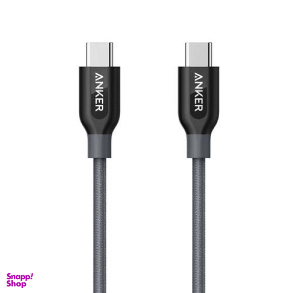 کابل شارژ دو سر تایپ سی انکر (Anker) مدل پاورلاین پلاسA8187 طول 90 سانتی متری