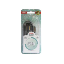 کابل شارژ USB به MicroUSB سومو (Somo) مدل SU502 طول 1.2 متری
