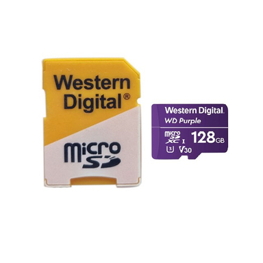کارت حافظه microSDXC وسترن دیجیتال (Western Digital) کلاس 10 UHS-I U1 سرعت 100MBps ظرفیت 128 گیگابایت رنگ سرمه ای
