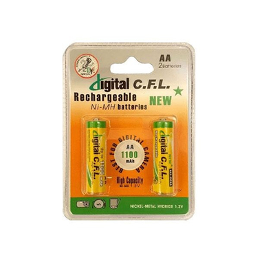 باتری قلمی قابل شارژ سی اف ال (CFL) ظرفیت 1100 میلی آمپر رنگ سفید