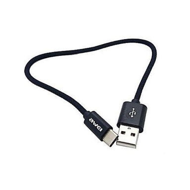 کابل کوتاه USB به تایپ سی اوی (Awei) مدل Awei Cl-85 طول 30 سانتی