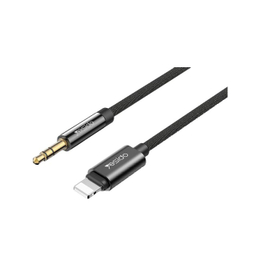 تبدیل لایتنینگ به جک 3.5 میلیمتری AUX یسیدو (Yesido) مدل YAU 17 طول 1.2 متری