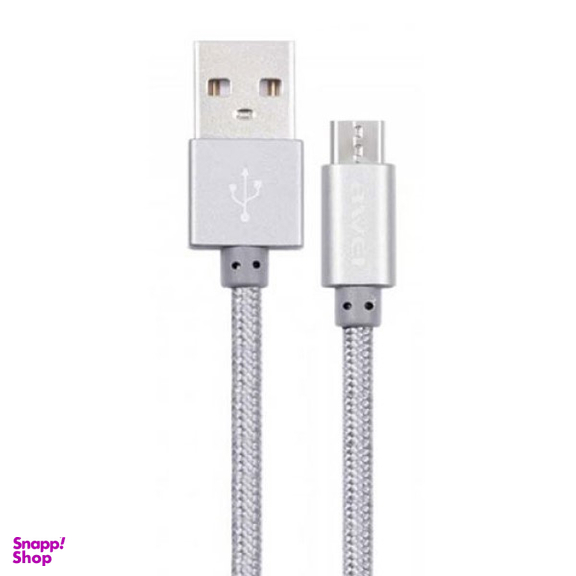 کابل کوتاه USB به میکرو یو اس بی اوی (Awei) مدل Awei Cl-10 طول 30 سانتی متری