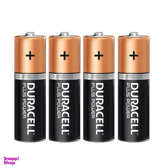 باتری قلمی دوراسل (Duracell) مدل پلاس پاور بسته 4 عددی رنگ مشکی