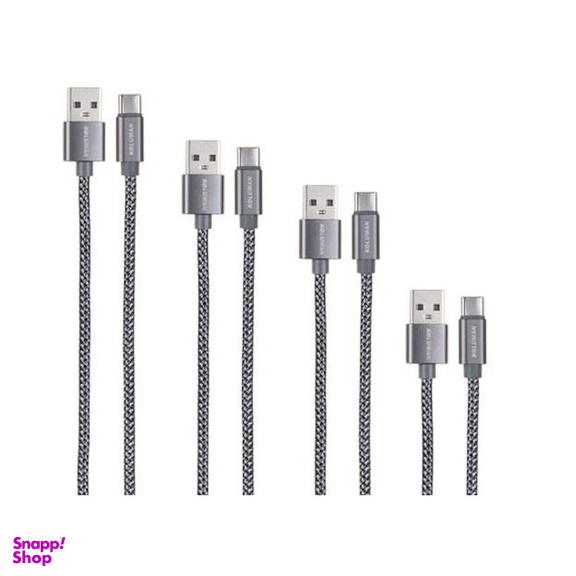 کابل شارژ USB به تایپ سی کی نت پلاس (Knet Plus)مدل KD-19 بسته 4 عددی