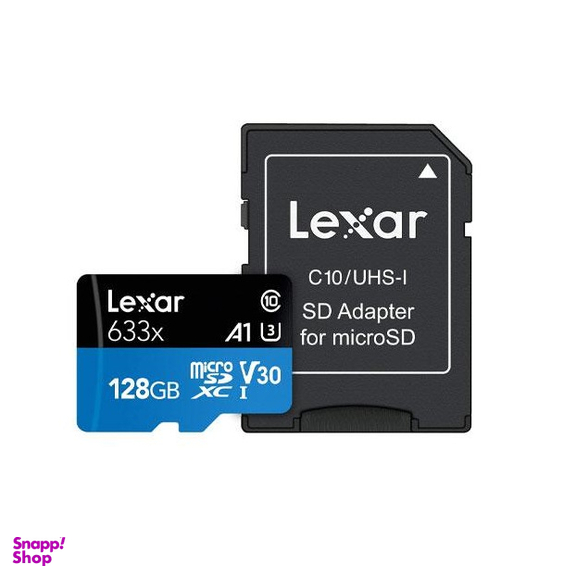 کارت حافظه میکرو لکسار(Lexar) مدل A1 633X رنگ مشکی