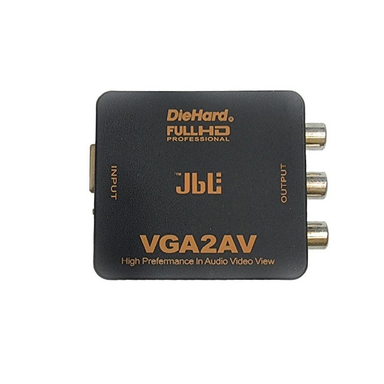 تبدیل VGA به AV دای هارد (DieHard) رنگ مشکی