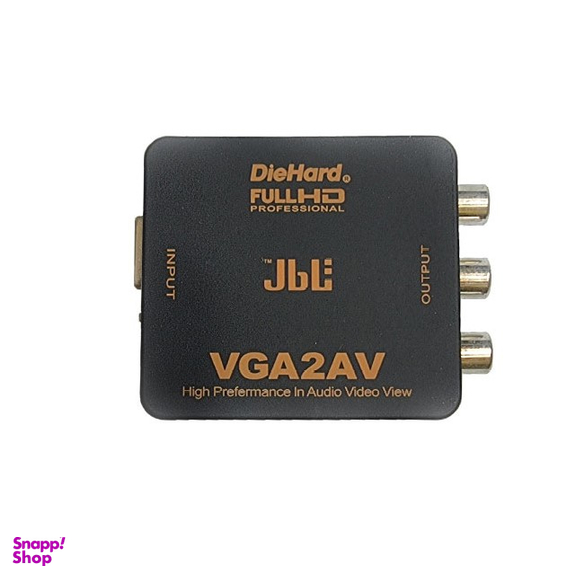 تبدیل VGA به AV دای هارد (DieHard) رنگ مشکی