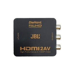 تبدیل HDMI به AV دای هارد (DieHard) رنگ مشکی