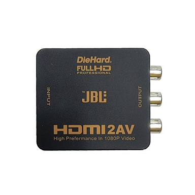 تبدیل HDMI به AV دای هارد (DieHard) رنگ مشکی