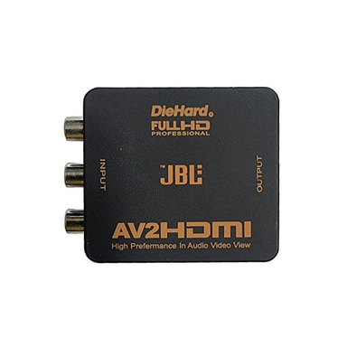 تبدیل AV به HDMI دای هارد رنگ مشکی