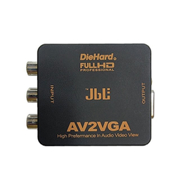 تبدیل AV به VGA دای هارد (DieHard) رنگ مشکی
