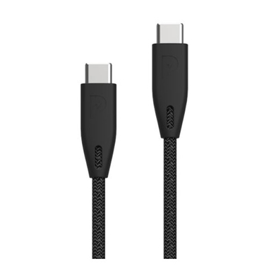 کابل شارژ تایپ سی به تایپ سی پاورولوژی (Powerology) طول 2 متری رنگ مشکی