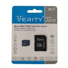 کارت حافظه Microsd وریتی (Verity) مدل Veri-533 C10 ظرفیت 32G سرعت 80MB/S