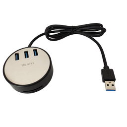 هاب 3 پورت USB3.0 وریتی (Verity) مدل H404 به همراه رم ریدر