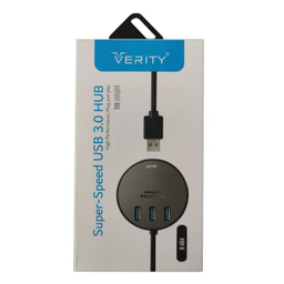 هاب 3 پورت USB3.0 وریتی (Verity) مدل H404 به همراه رم ریدر
