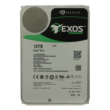 هارد دیسک اینترنال سیگیت (Seagate) مدل Exos ST12000NM0008 ظرفیت 12 ترابایت