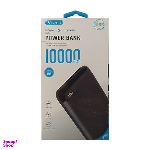 شارژر همراه وریتی (Verity) مدل V-PP126 ظرفیت 10000mAh