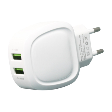 شارژر دیواری تسکو مدل TTC 46 دو پورت به همراه کابل MicroUSB