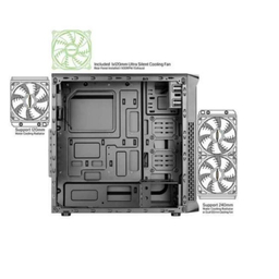 کیس کامپیوتر گرین (Green) مدل Oraman Plus رنگ مشکی