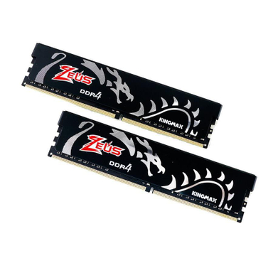 رم دسکتاپ DDR4 تک کاناله 3200 مگاهرتز CL17 کینگ مکس (King Max) مدل Zeus Dragon ظرفیت 8GB