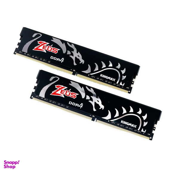 رم دسکتاپ DDR4 تک کاناله 3200 مگاهرتز CL17 کینگ مکس (King Max) مدل Zeus Dragon ظرفیت 8GB