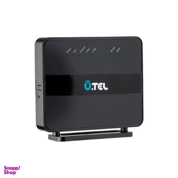 مودم روتر بی سیم VDSL2.ADSL2 Plus یوتل (U.Tel) مدل V301 رنگ مشکی
