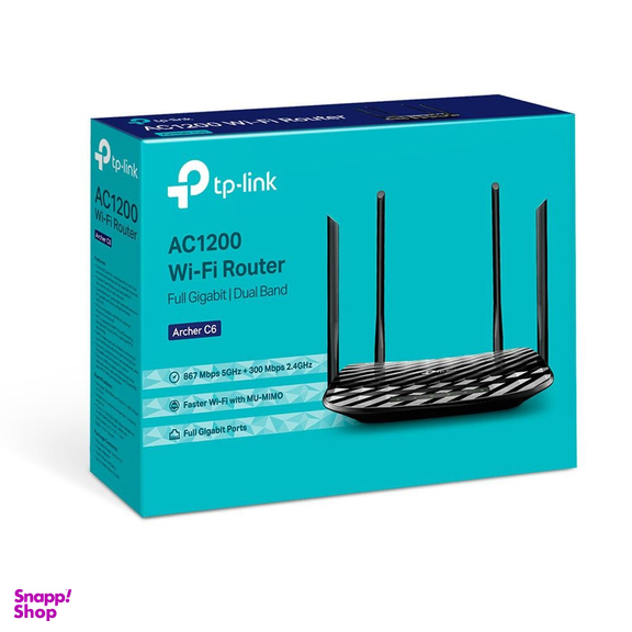 روتر تی پی-لینک (TP-Link) مدل Archer C6 رنگ مشکی