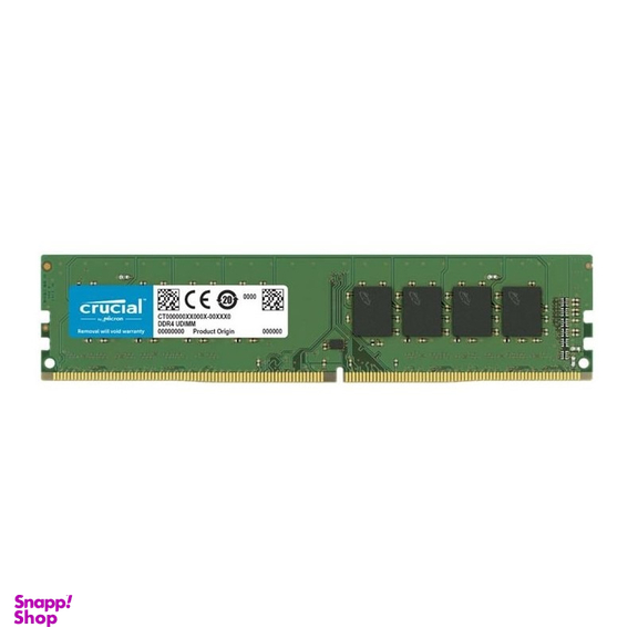 رم کامپیوتر DDR4 تک کاناله کروشیال (Crucial) مدل CB4GU2666 ظرفیت 4 گیگابایت