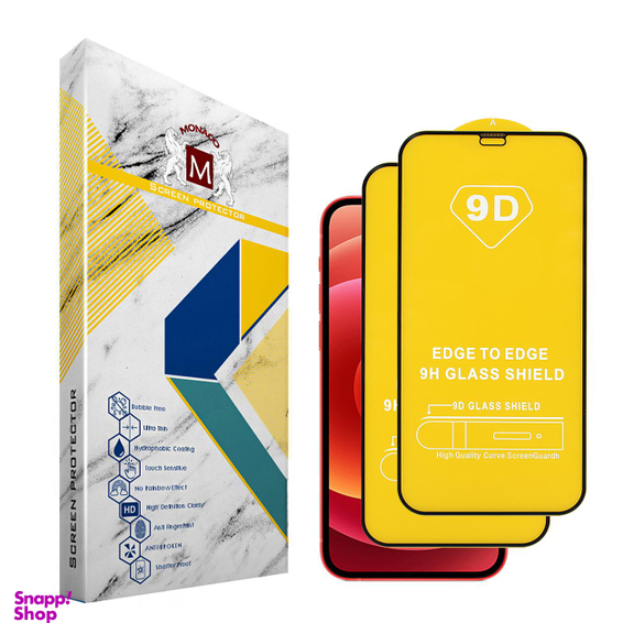 محافظ صفحه نمایش موناکو (Monaco) مدل PDi9 مناسب موبایل اپل iPhone 12 بسته 2 عددی