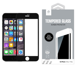 محافظ صفحه نمایش شیشه ای دیویا (De via) مدل Full Glue Tempered مناسب موبایل اپل iPhone 8 پلاس / 7 پلاس